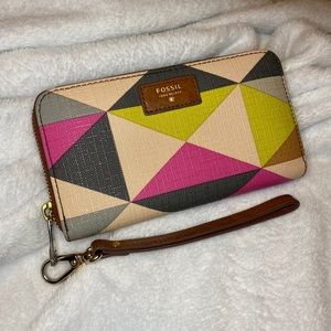 Fossil Long Zip Wallet